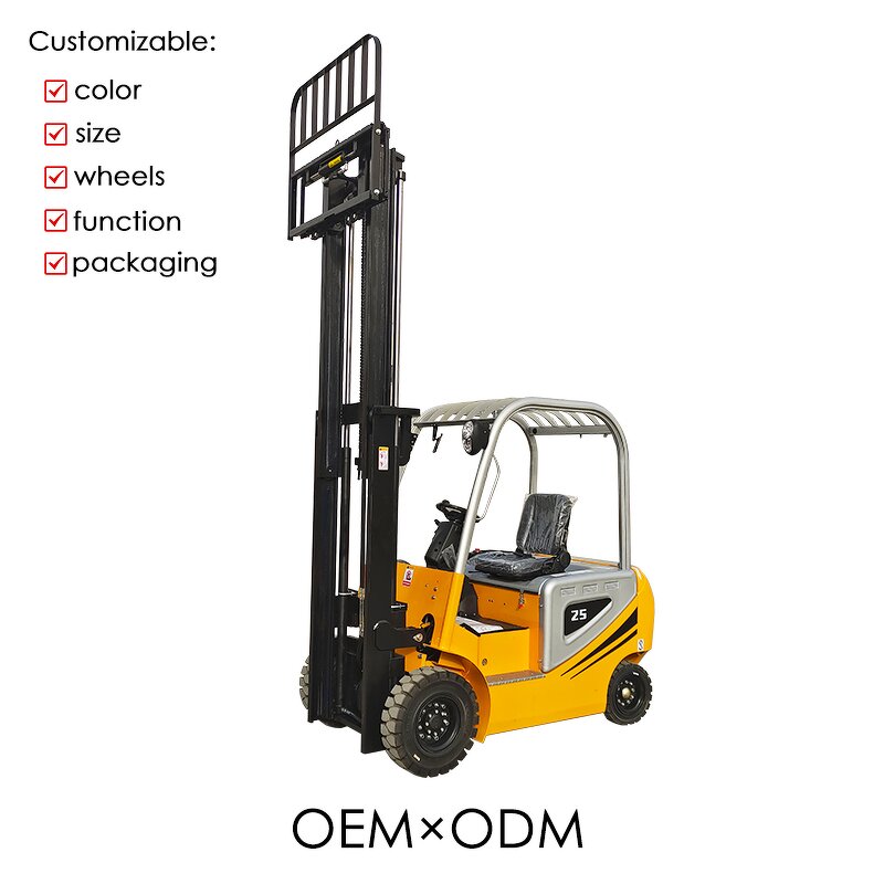 Electric Forklift Factory - Four-wheel Counterbalanced Power Steering