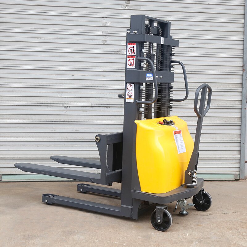 Electric Stacker Factory - 1 to 2 Ton Power Reach Stacker Forklift