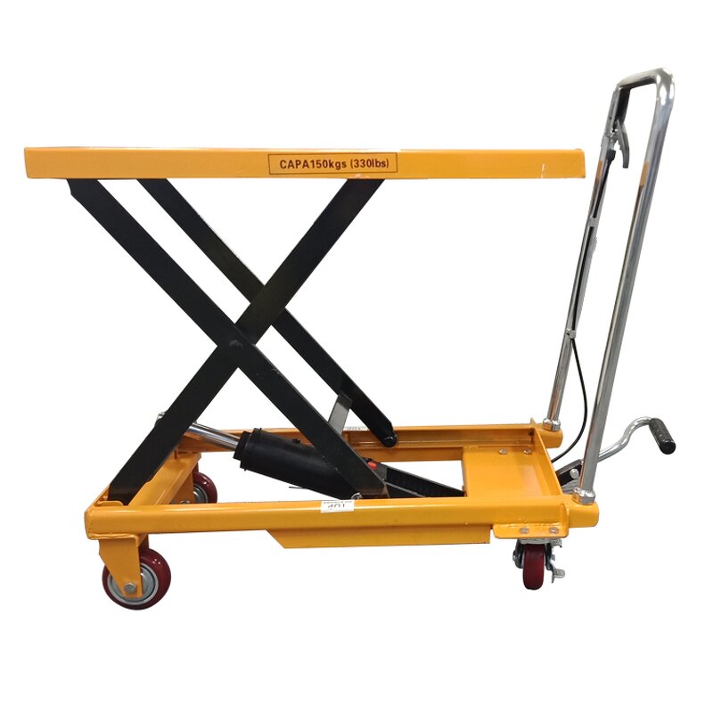 Mini Hand Lifting Table Factory - 500kg Double Scissor for Sale