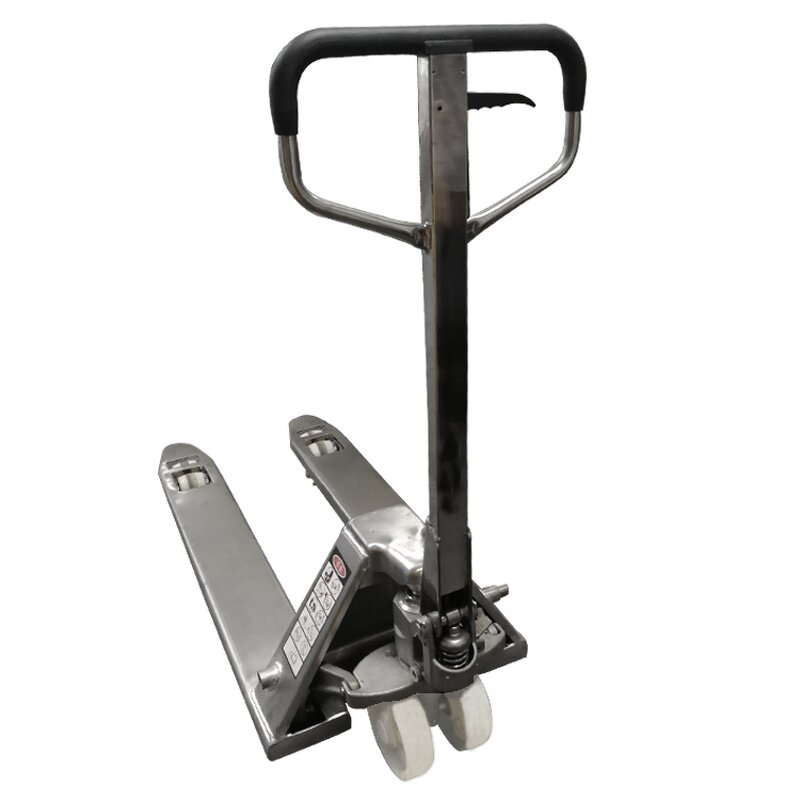 Hand Pallet Truck Factory - Price with Stainless Steel 304 Brake