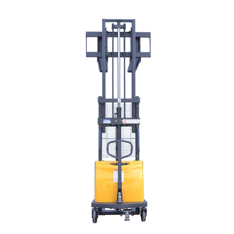 Semi Electric Stacker Factory - 1.5 Ton Mini Light Weight Pallet Stacker