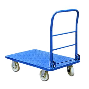 Foldable Trolley Platform Factory - Manual Trailer with Four Wheel