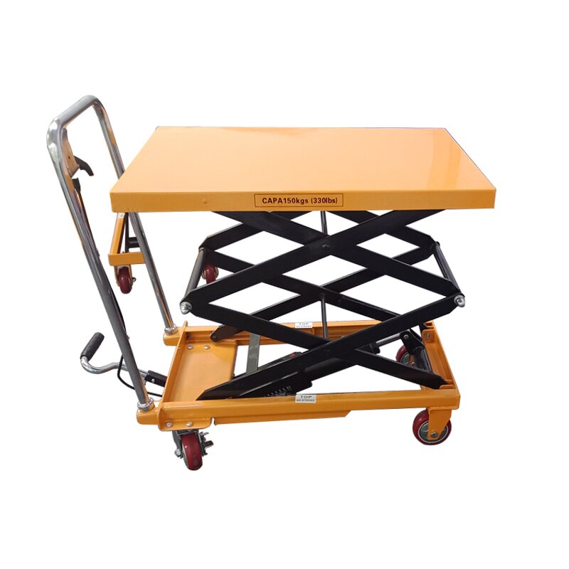 Mobile Scissor Table Factory - 150kg Hydraulic Lift Equipment