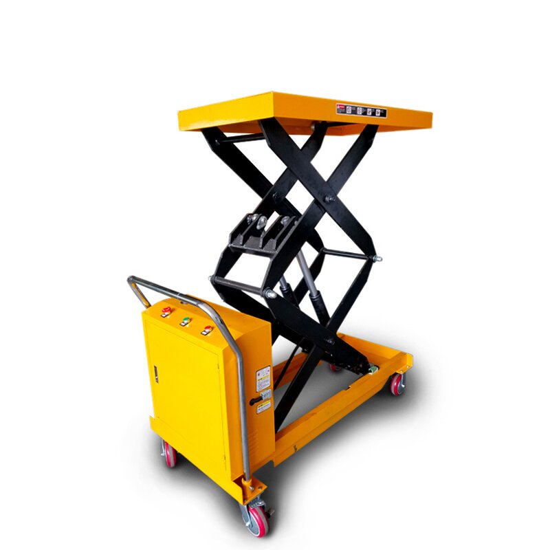 Double Scissor Electric Lift Factory - 500kg Movable Plataforma Elevadora