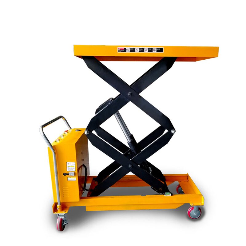 Double Scissor Electric Lift Factory - 500kg Movable Plataforma Elevadora