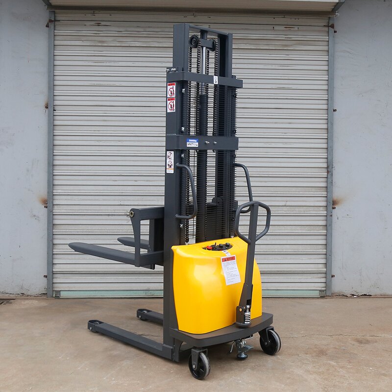 Electric Stacker Factory - 1 to 2 Ton Power Reach Stacker Forklift
