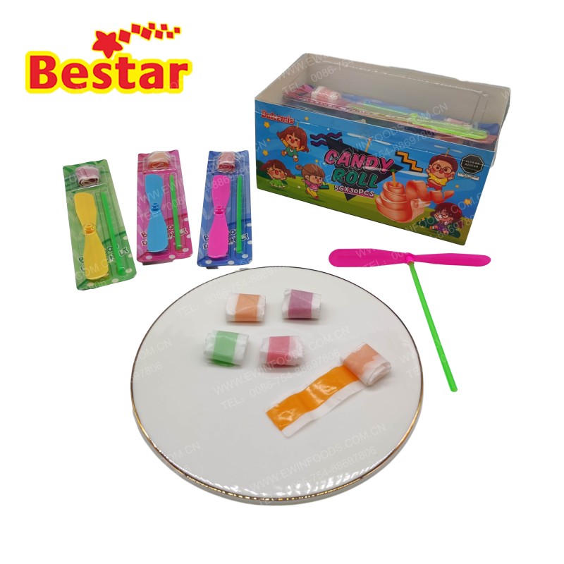 Fly Roll Gummy - OEM Fruit Flying Toy Candy Wholesale