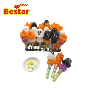 Halloween Tube Candy - OEM Ghost Pattern Pressed Candy