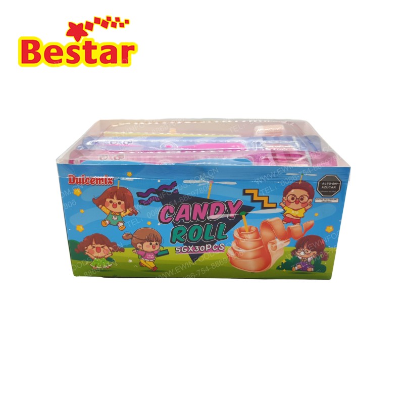 Fly Roll Gummy - OEM Fruit Flying Toy Candy Wholesale