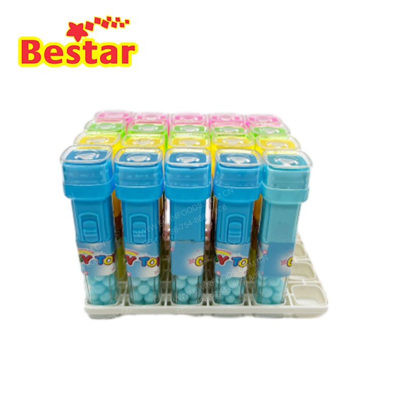 Flashlight Candy Toy - OEM Multi-color Round Candy