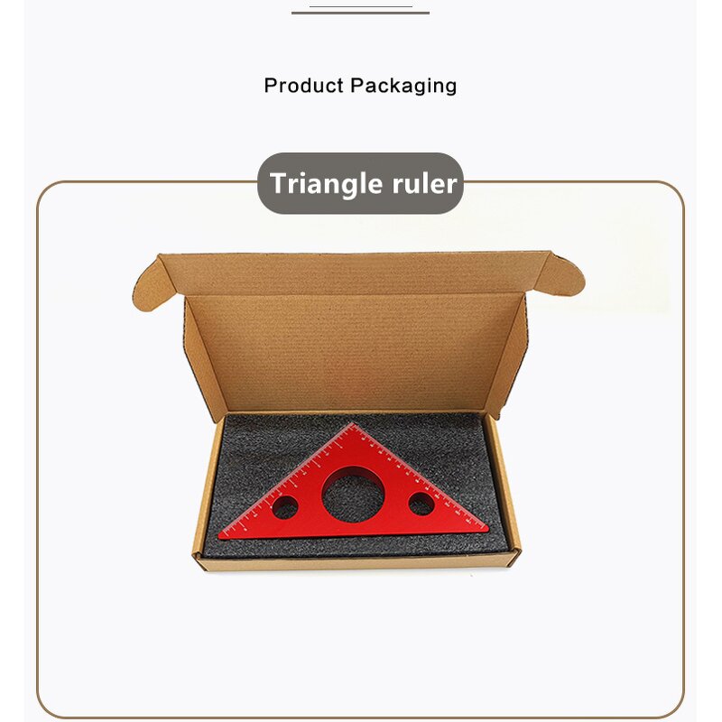 Right Angle Ruler Supplier - Aluminum Alloy Triangle Ruler Tool