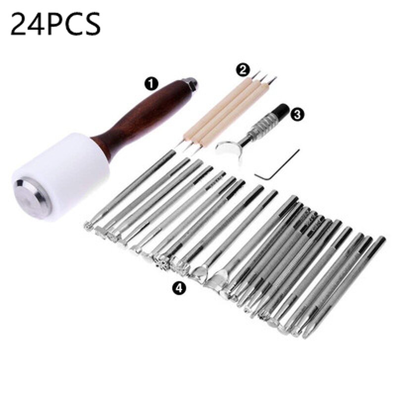 Leather Tool Set Factory - 27 PCS Saddle Making Stamps