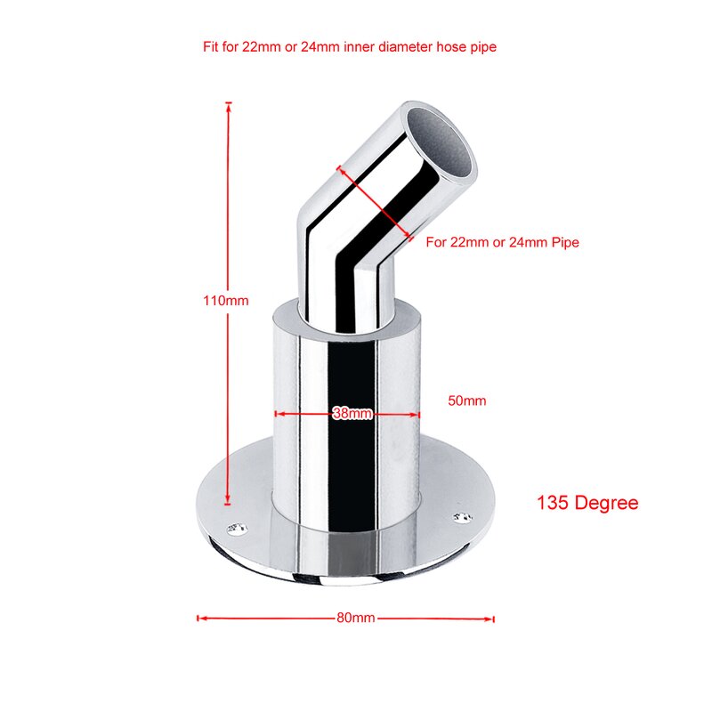 Thru Hull Fitting Factory - Stainless Steel Exhaust Pipe Socket