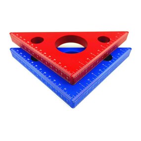 Right Angle Ruler Supplier - Aluminum Alloy Triangle Ruler Tool