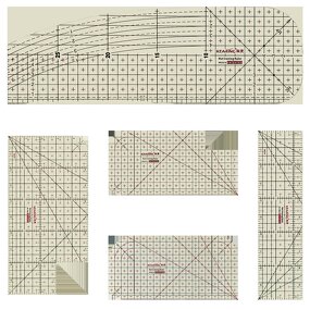 High Temperature Ruler Supplier - 220C Ironing Design Patchwork Tool