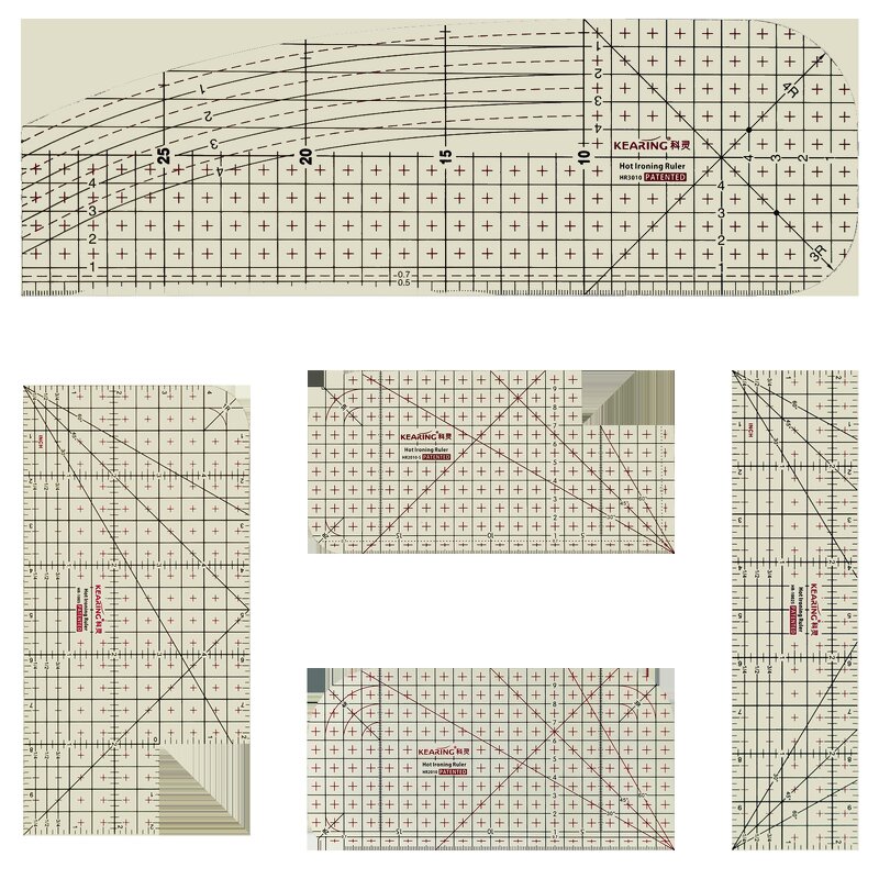 High Temperature Ruler Supplier - 220C Ironing Design Patchwork Tool