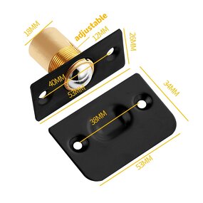 Door Damper Supplier - Copper Spring Ball Lock Buffer Catcher