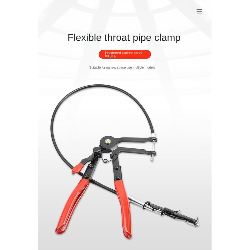 Hose Clamp Pliers Factory - 620mm Flexible Wire Long Reach Tool