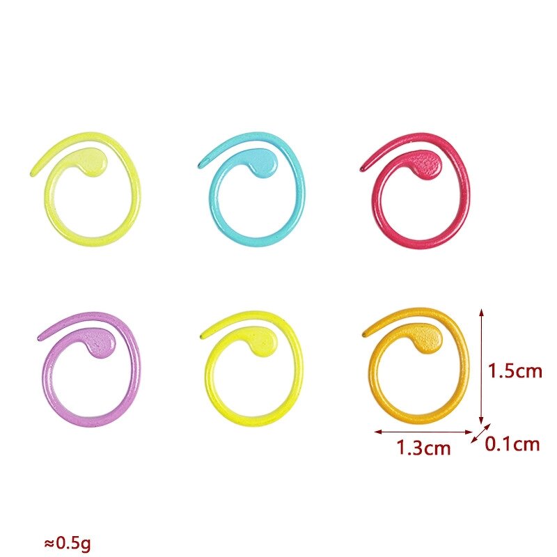 Knitting Marker Factory - Color Metal Paint Mark Buckle Supplier