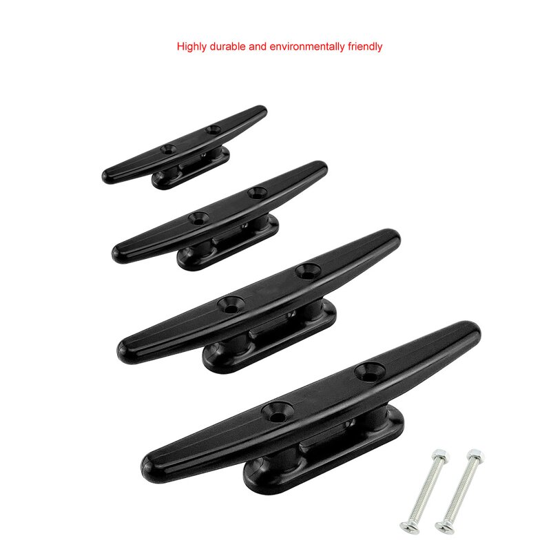 Deck Cleat Factory - Nylon Plastic Low Flat Open Base Cleat