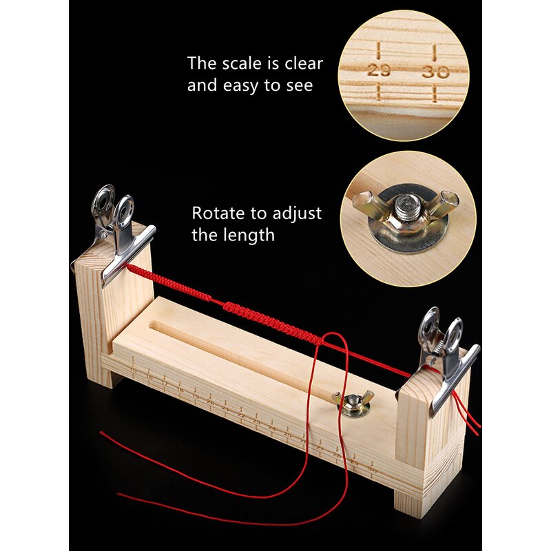Rope Weaving Frame Factory - Wooden Bracelet Necklace Weaving Loom