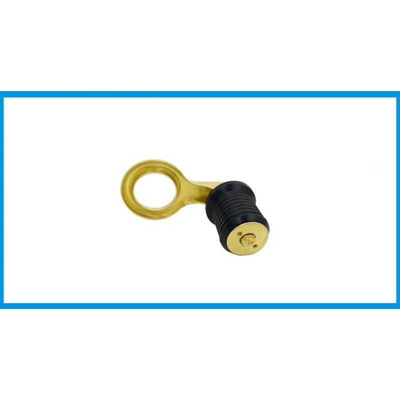 Boat Drain Plug Supplier - Rubber Brass Flip Style Bilge Plug