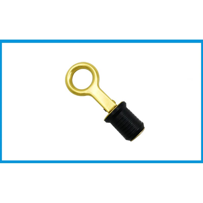 Boat Drain Plug Supplier - Rubber Brass Flip Style Bilge Plug