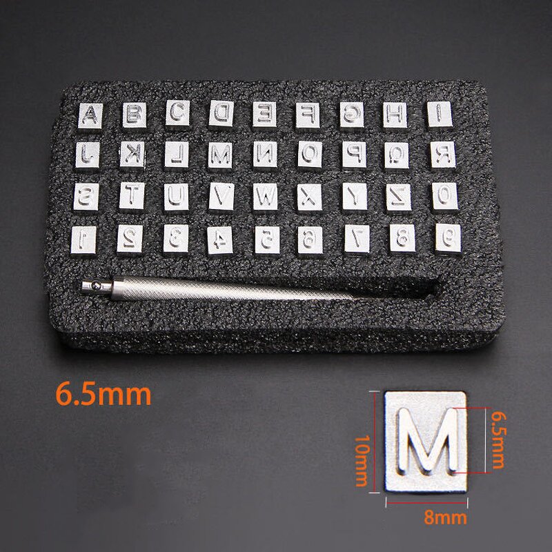 Leather Embossing Stamp Kit Supplier - Alphabet Number Punch Tool