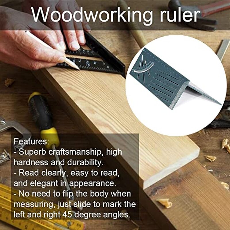 Mitre Angle Measuring Tool Factory - 3d Gauge Ruler Corner Fitting