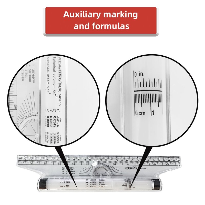 Parallel Ruler Supplier - 30cm Translation Rolling Drawing Tool