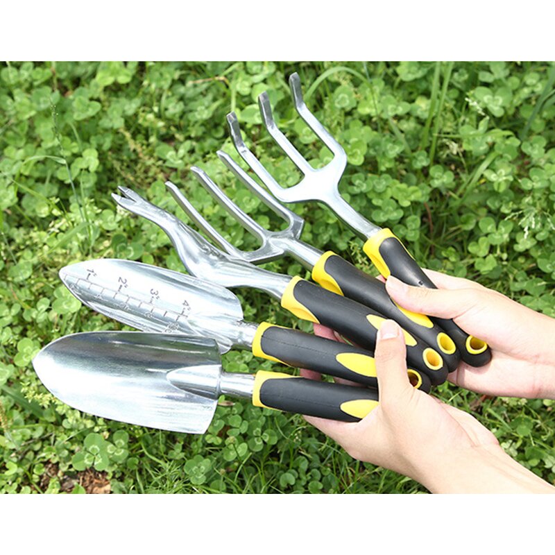Garden Tool Set Supplier - 5 Pcs Hand Trowel Rake Cultivator