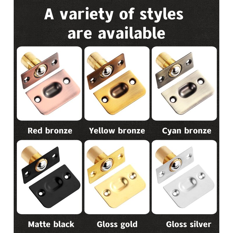 Door Damper Supplier - Copper Spring Ball Lock Buffer Catcher