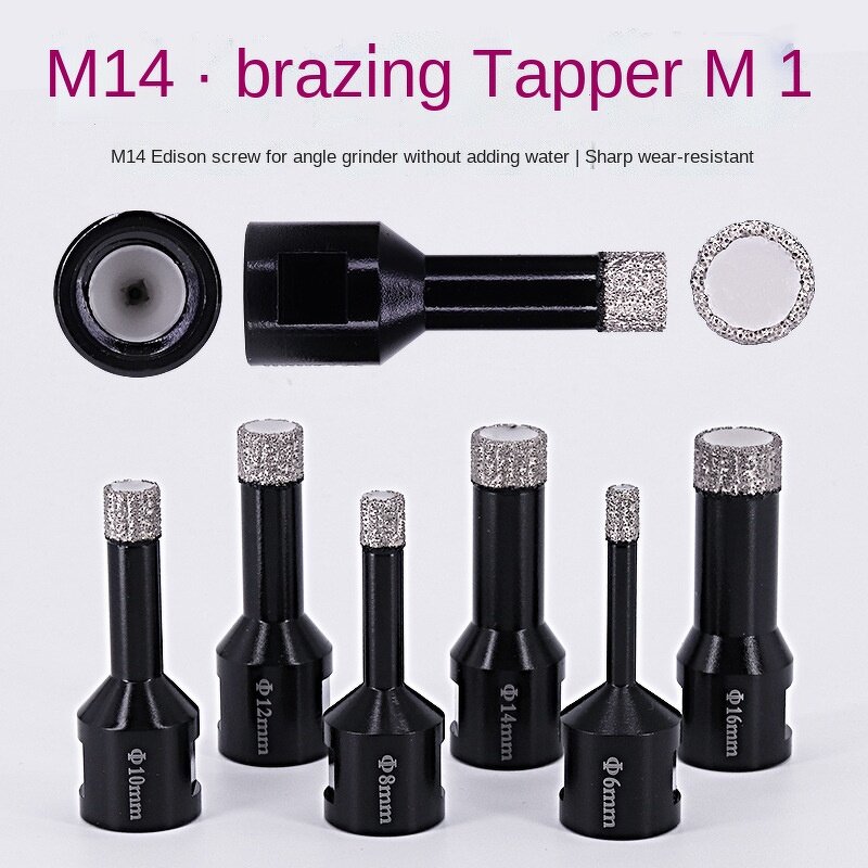 Diamond Hole Drill Supplier - M14 Brazing Granite Marble Bit