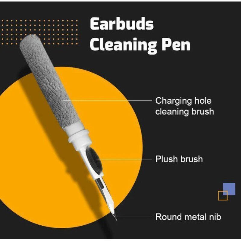 Wireless Earbuds Cleaner Factory - Double Head Cleaning Brush Pen