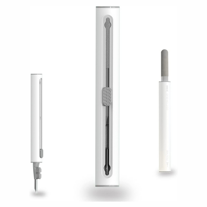 Earbud Cleaning Kit Supplier - 3 in 1 Sliding Soft Brush Tool