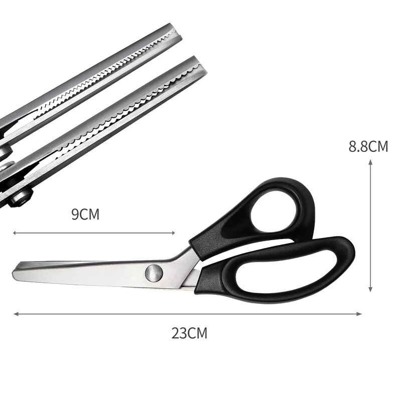 Dressmaking Scissors Factory - Comfort Grip Zig Zag Cut Scissors