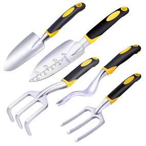 Garden Tool Set Supplier - 5 Pcs Hand Trowel Rake Cultivator