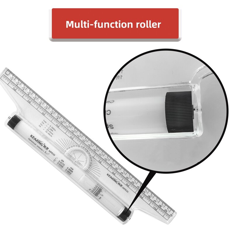 Parallel Ruler Supplier - 30cm Translation Rolling Drawing Tool