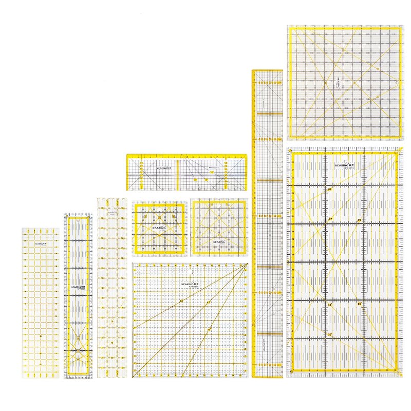 Acrylic Quilting Ruler Factory - Non Slip Fabric Cutting Template