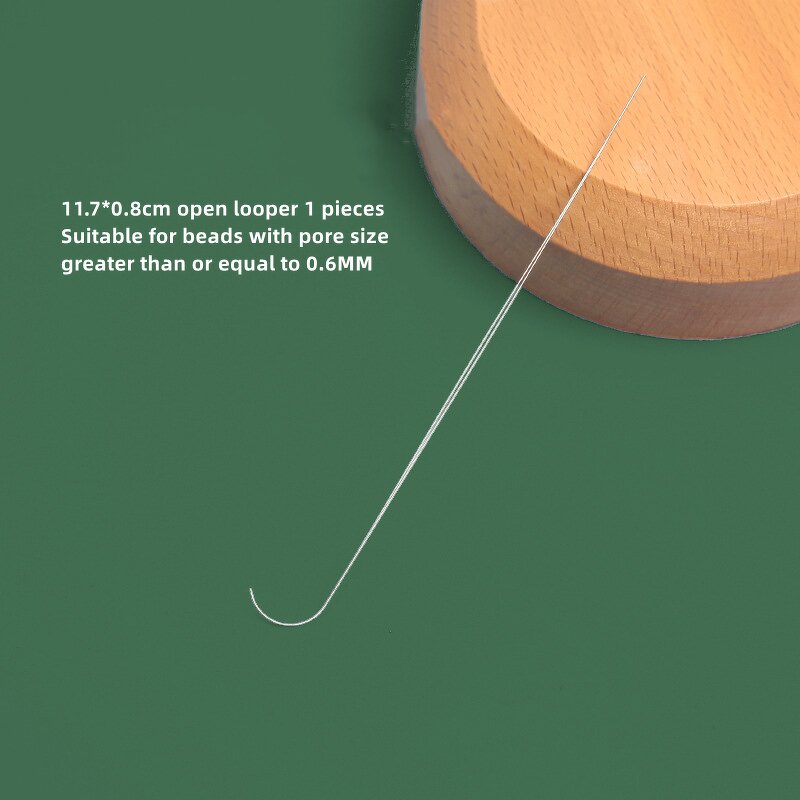 Beading Needle Supplier - Big Eye Curved Stainless Steel Needle