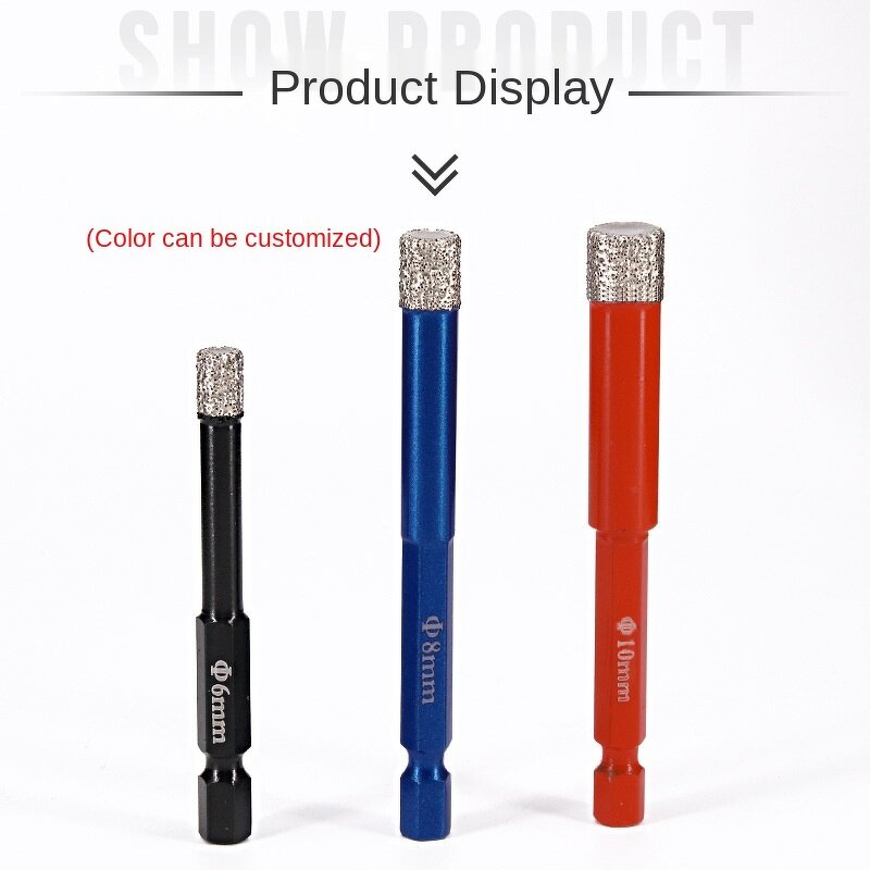 Diamond Hole Opener Factory - Hex Shank Brazing Tile Drill Bit