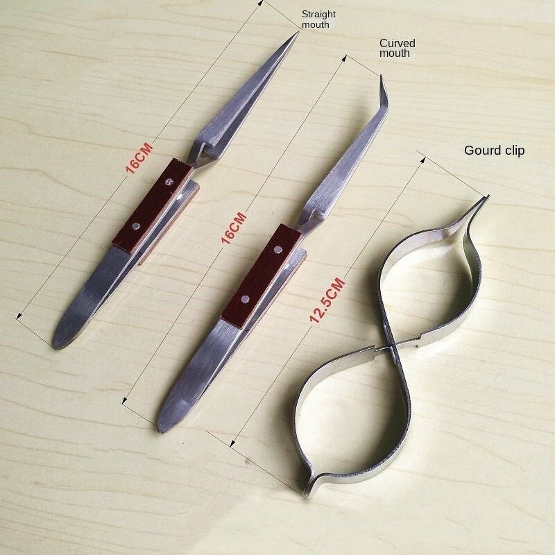 Curved Tip Tweezers Factory - Stainless Steel Cross Lock Tweezer