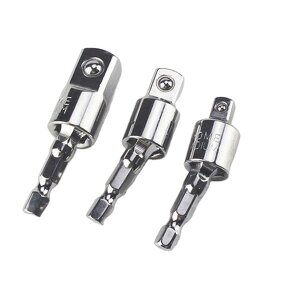 Drill Socket Adapter Supplier - Hex to Square Impact Driver Set