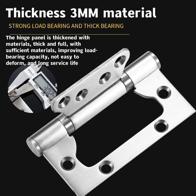 Bearing Hinge Factory - Stainless Steel 304 Thickened Non-slotted