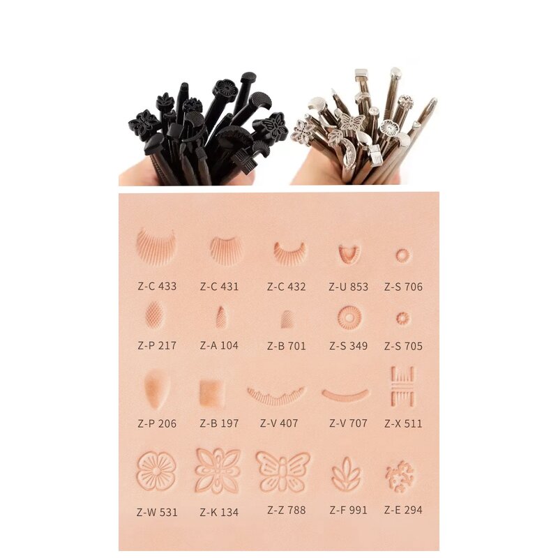 Leather Stamping Punch Set Supplier - Moon Flower Butterfly Shape