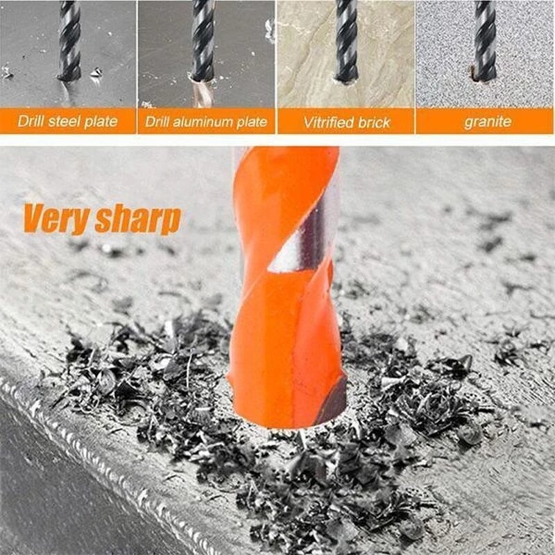 Triangle Drill Bit Set Factory - 5Pcs Multifunction Punching Tool