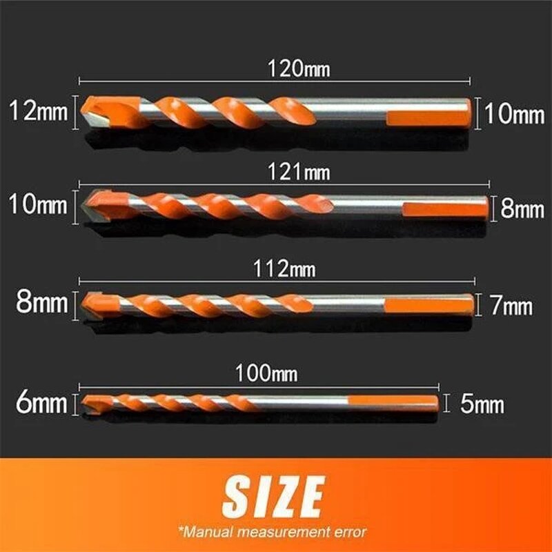 Triangle Drill Bit Set Factory - 5Pcs Multifunction Punching Tool