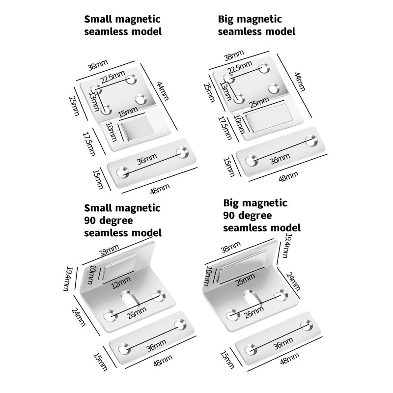 Cabinet Door Suction Factory - Strong Magnetic Invisible Door Catch
