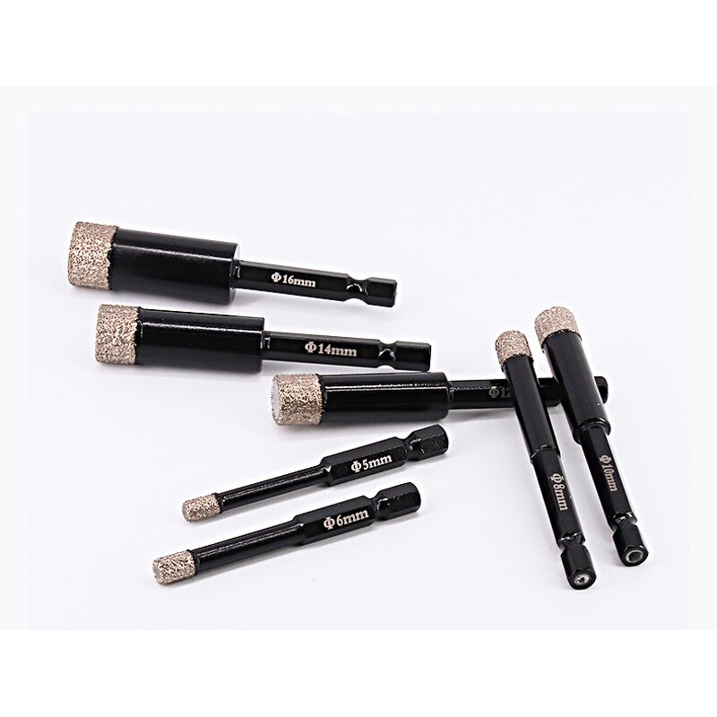 Diamond Hole Opener Factory - Hex Shank Brazing Tile Drill Bit
