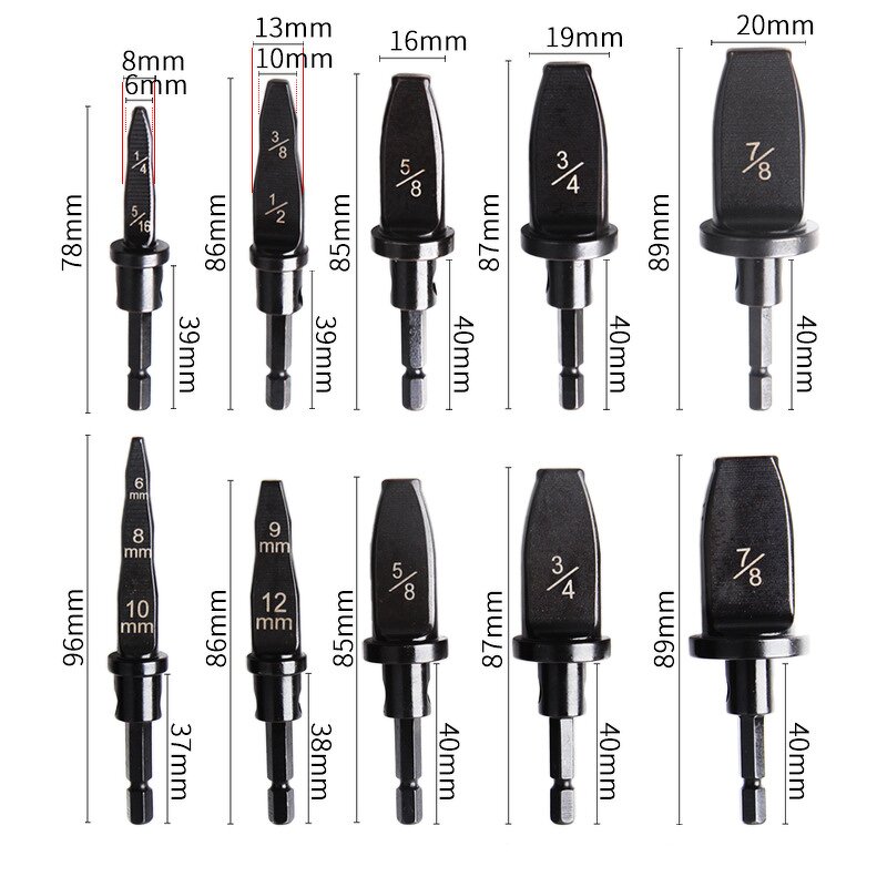 Copper Pipe Flaring Tool Supplier - 5pcs Air Conditioning Swaging Kit